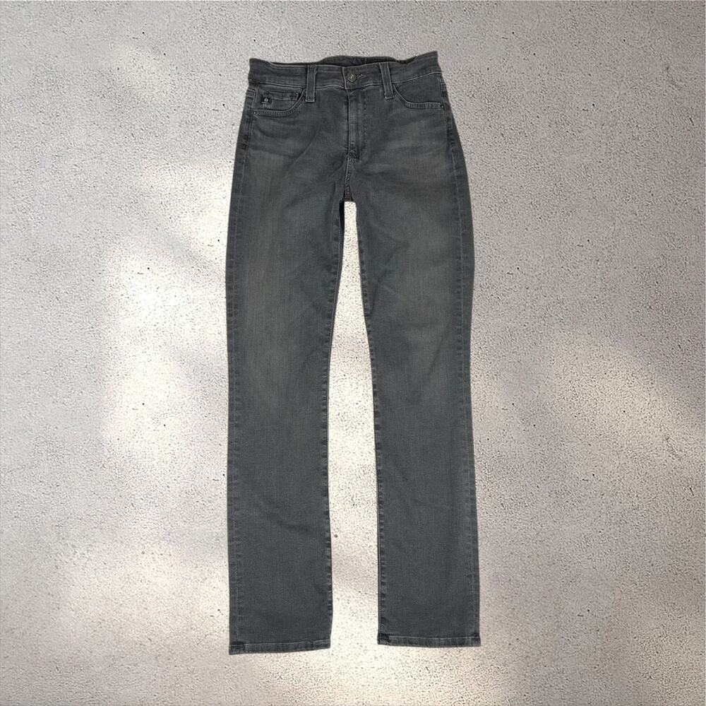 AG Adriano Goldschmied Mari Jeans Women’s 26R Gray High Rise Slim Straight EUC